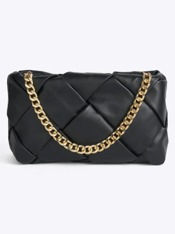 VESTIRSI GABRIELLE WOVEN LEATHER BAG sold by Yeltuor