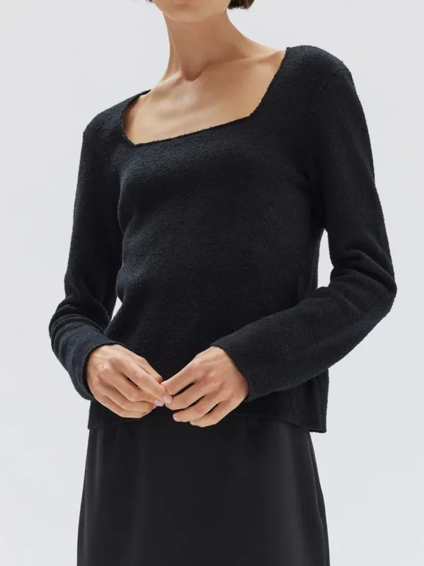 ASSEMBLY LABEL MEREDITH SQUARE NECK TOP sold by Yeltuor