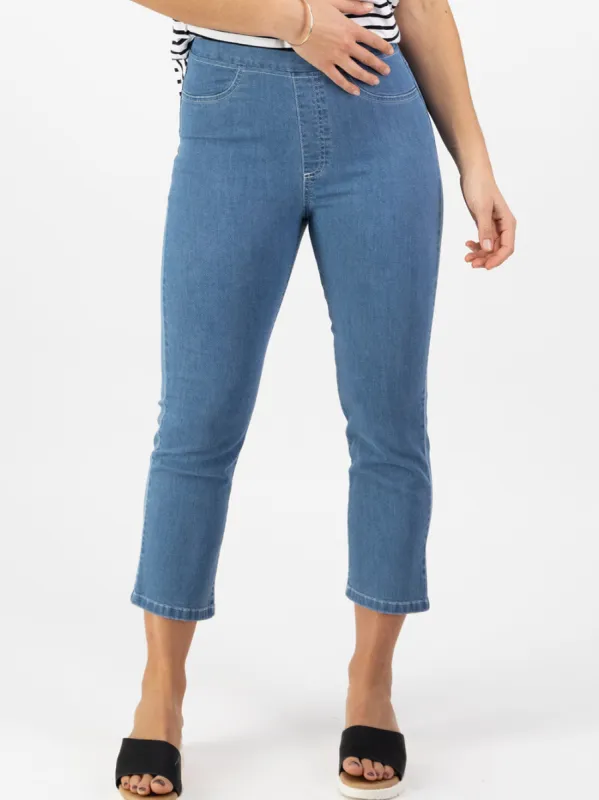 VASSALLI SLIM LEG 7/8 PULL ON JEAN sold by Yeltuor