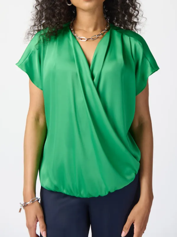 JOSEPH RIBKOFF SATIN TOP sold by Yeltuor