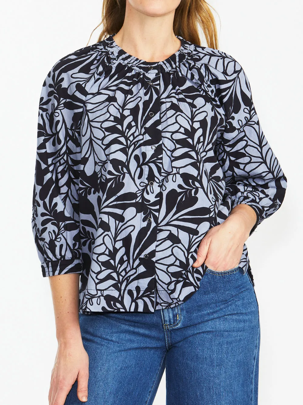 PINGPONG MATISSE PRINT BLOUSE sold by Yeltuor