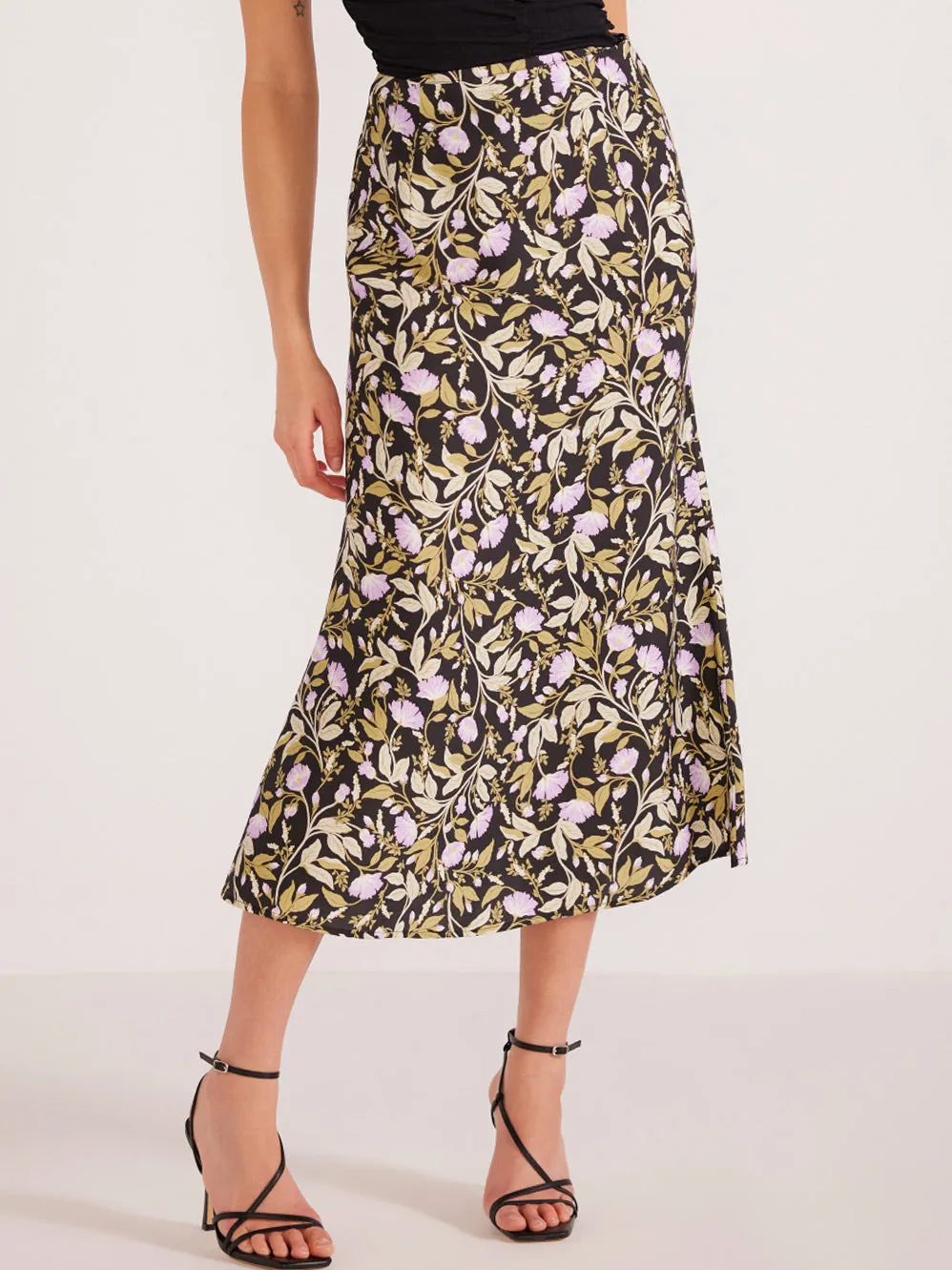 MINKPINK NOCTURNE BIAS SLIP MIDI SKIRT sold by Yeltuor product image thumbnail 2