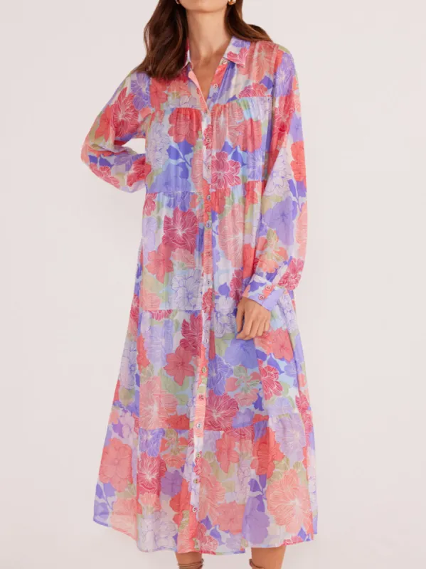 MINKPINK BELLE BUTTON DOWN MIDI DRESS sold by Yeltuor