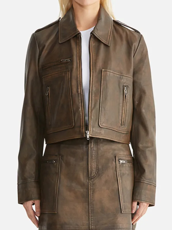 ENA PELLY LENNIE LEATHER BIKER JACKET sold by Yeltuor