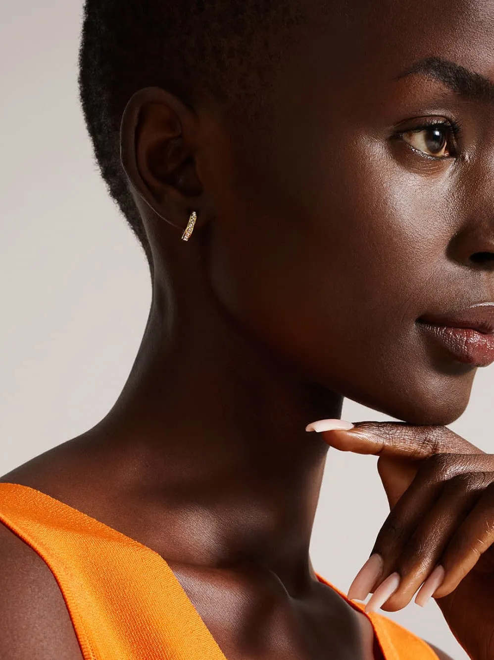 TED BAKER SEENITA NANO HOOP HUGGIE EARRINGS sold by Yeltuor product image thumbnail 5