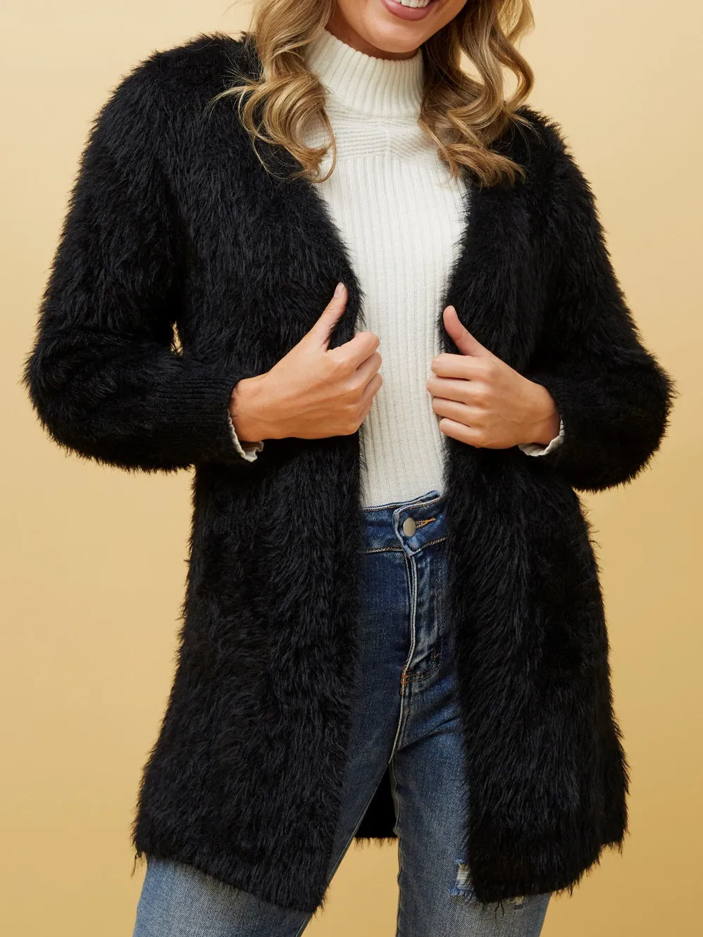 CAROLINE K MORGAN EYELASH CARDI sold by Yeltuor