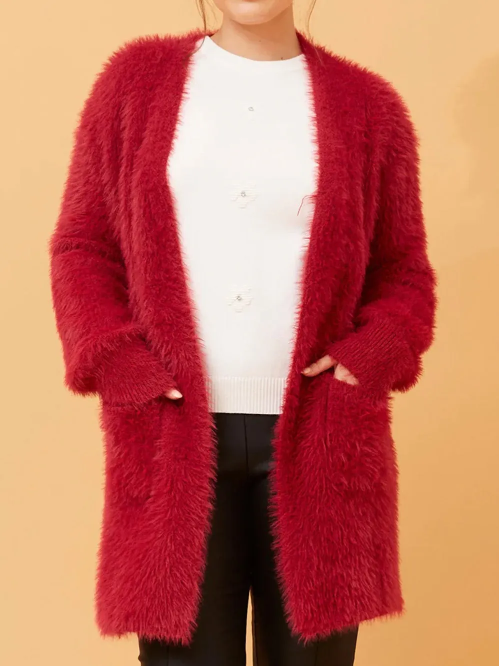 CAROLINE K MORGAN EYELASH CARDI sold by Yeltuor product image thumbnail 3