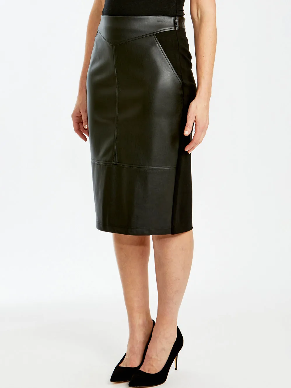 PINGPONG SPLICED PONTE SKIRT sold by Yeltuor product image thumbnail 2