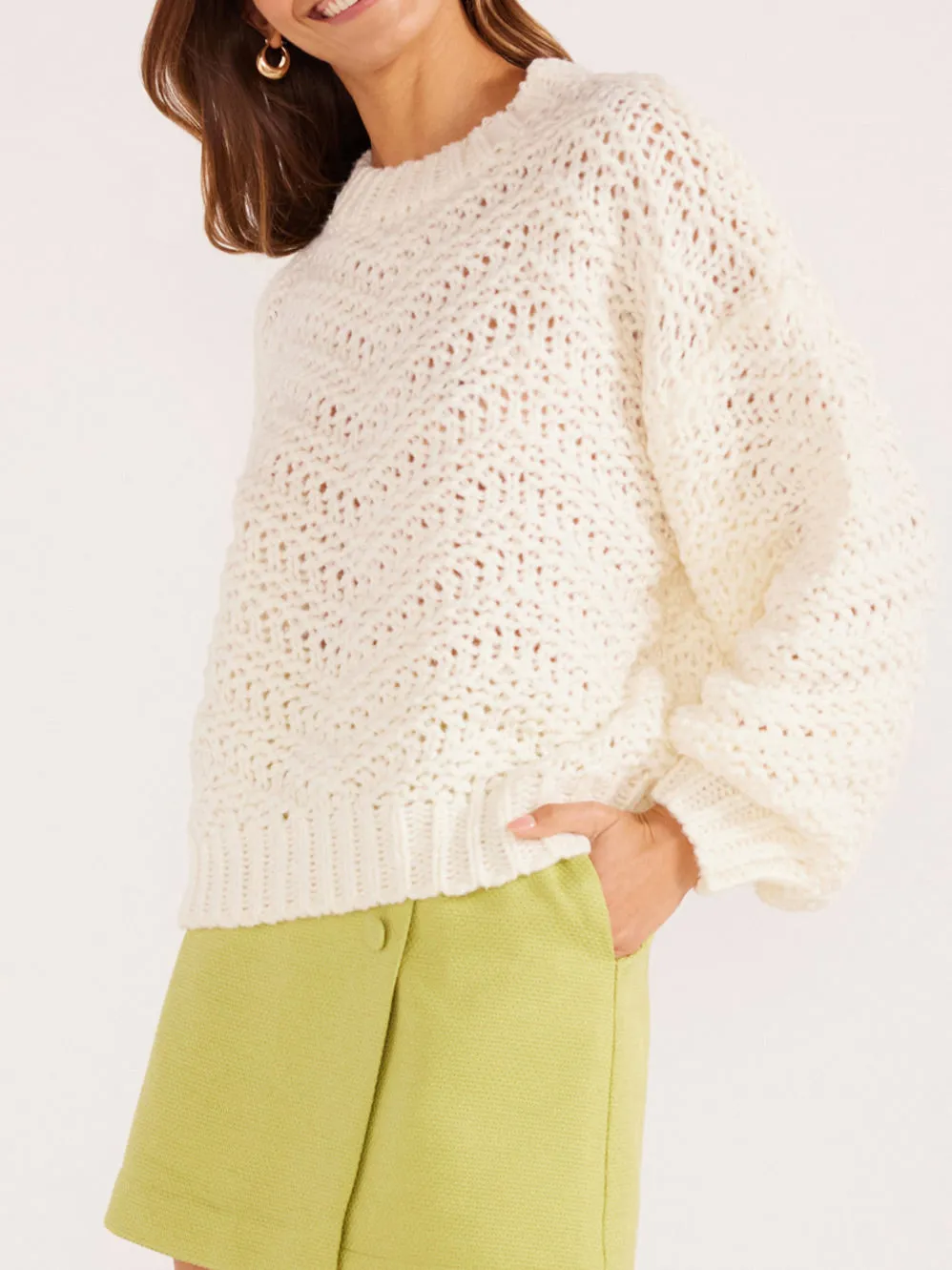 MINKPINK LUNA ZIG-ZAG KNIT JUMPER sold by Yeltuor product image thumbnail 2