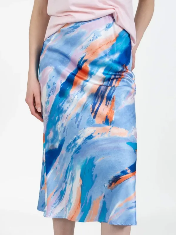 COSTER SKYLER SATEEN SKIRT sold by Yeltuor