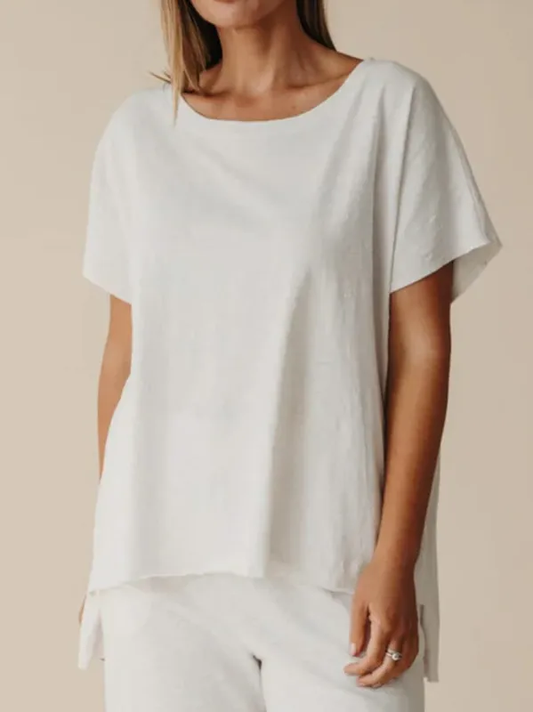TALAMAYA SHORELINE COTTON TEE sold by Yeltuor