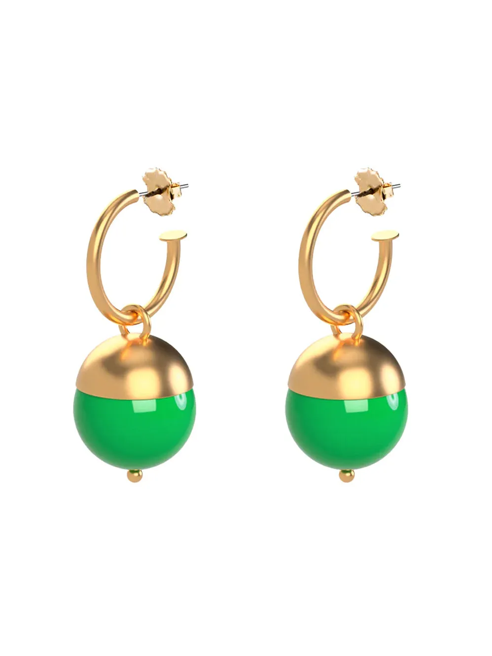 BLING BAR MIMI STONE HOOPS sold by Yeltuor