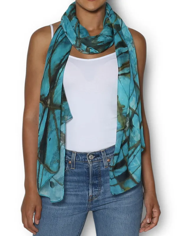 THE ARTISTS LABEL SEASIDE STONE SCARF sold by Yeltuor