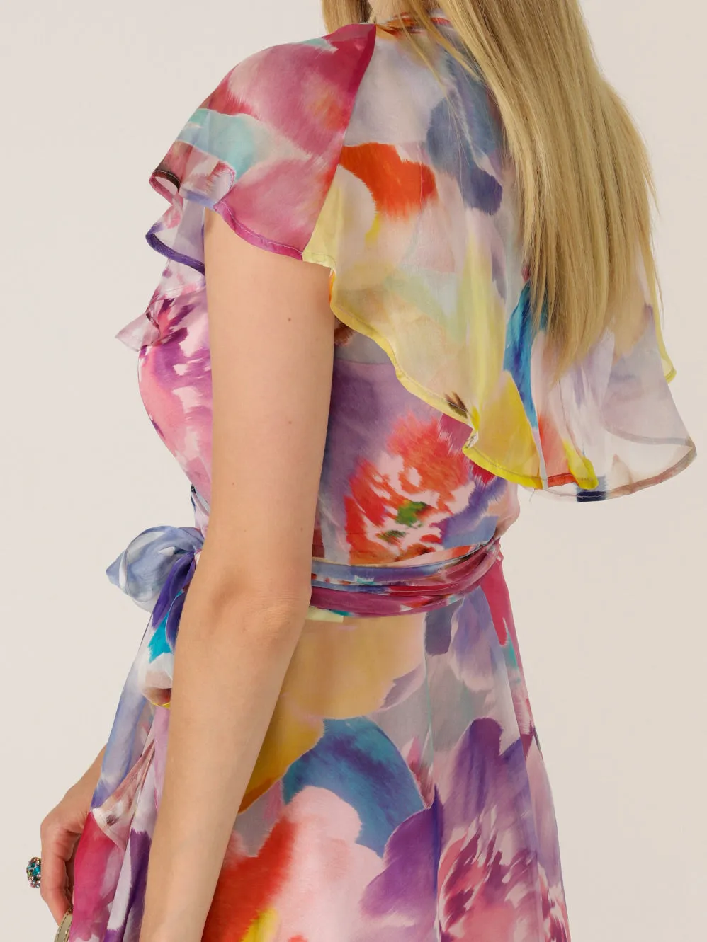 SACHA DRAKE PAJARITOS WRAP DRESS sold by Yeltuor product image thumbnail 3