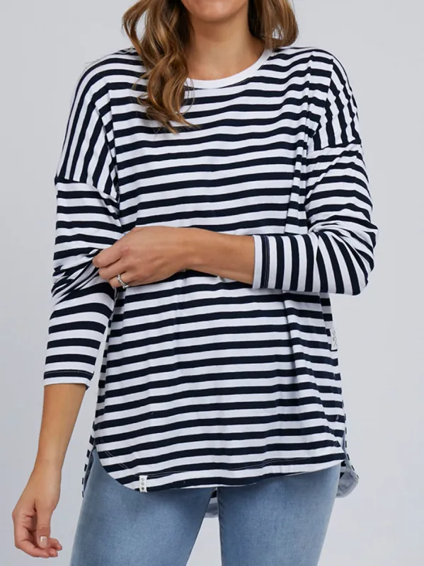 ELM LAUREN STRIPE TEE sold by Yeltuor