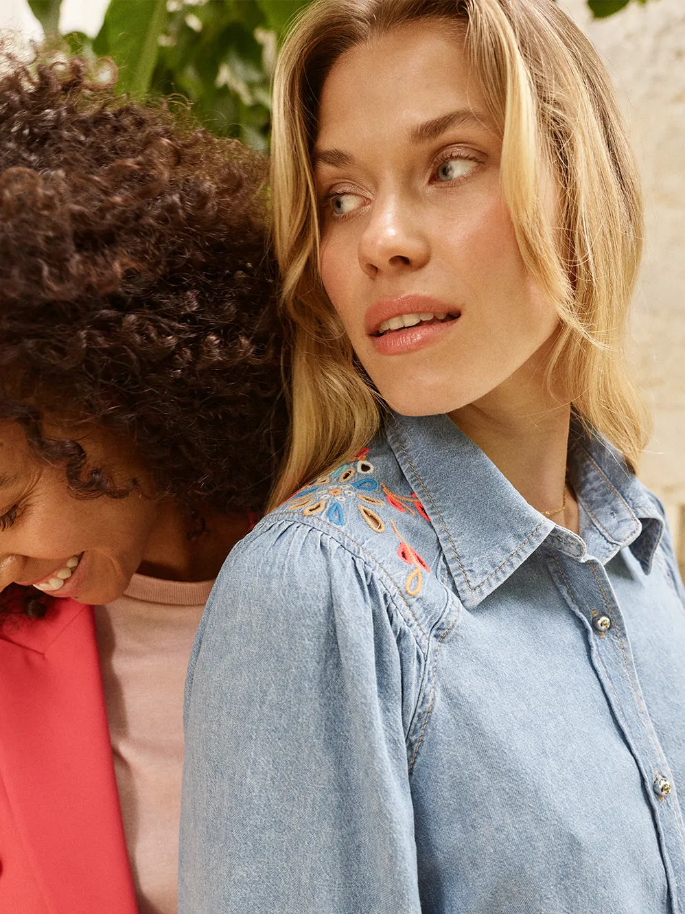 MOS MOSH SYLVIA DENIM SHIRT sold by Yeltuor product image thumbnail 3