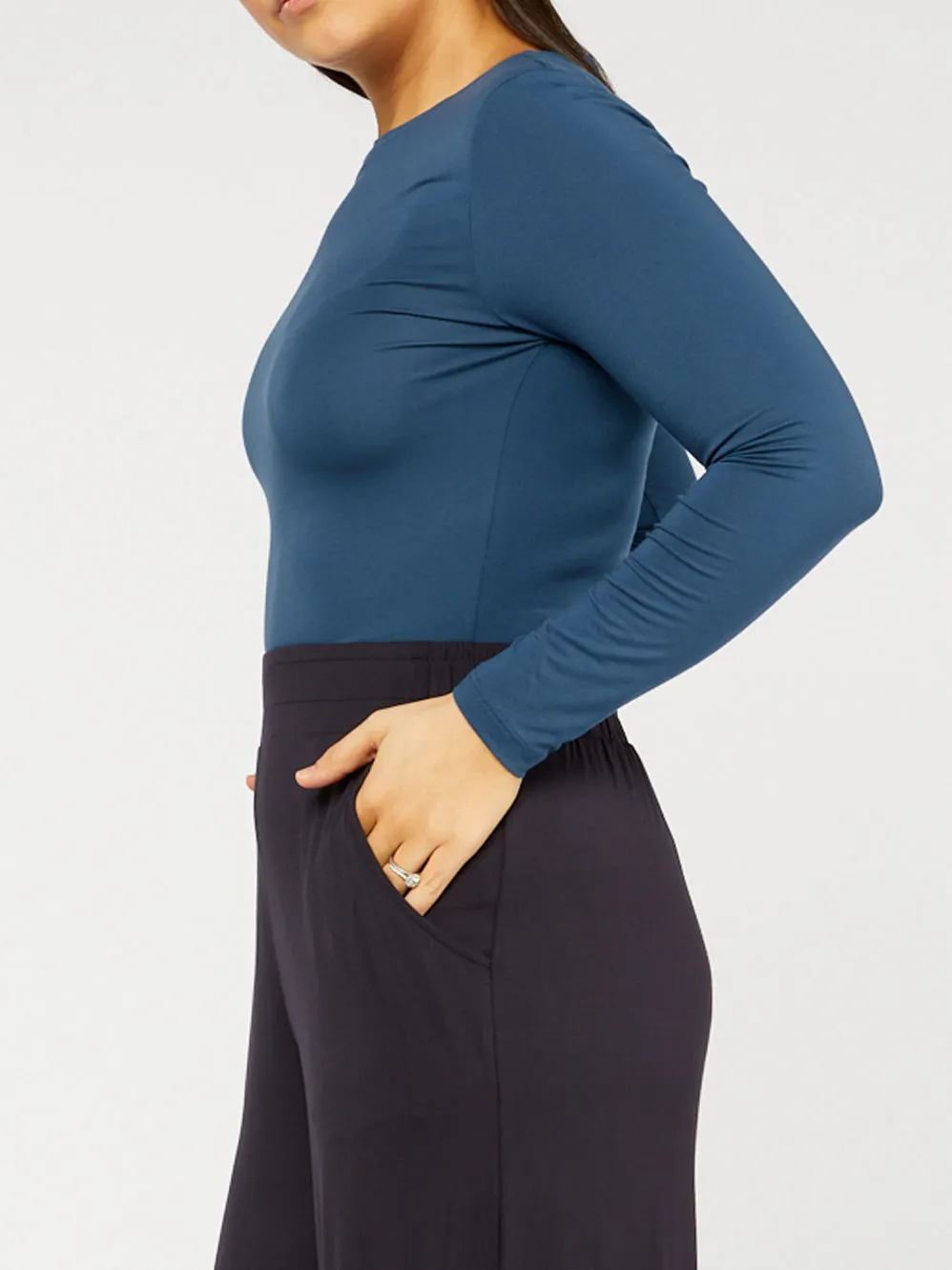 TANI LONG SLEEVE HIGH NECK TOP sold by Yeltuor product image thumbnail 2