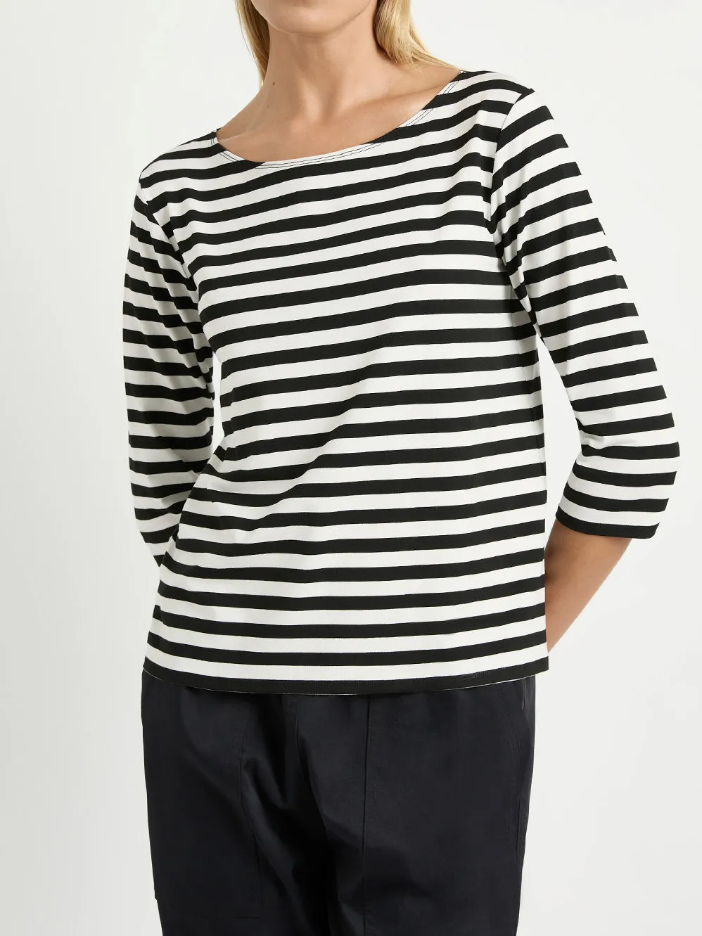MELA PURDIE RELAXED BOAT NECK TOP sold by Yeltuor