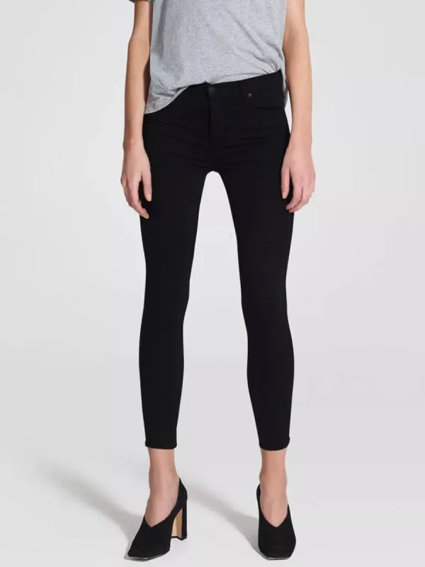 NOBODY DENIM CULT SKINNY ANKLE JEANS - POWERBLK sold by Yeltuor