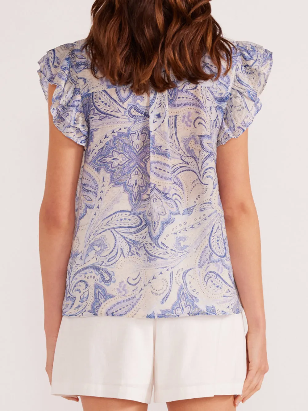 MINKPINK LOLA FLUTTER SLEEVE BLOUSE sold by Yeltuor product image thumbnail 4