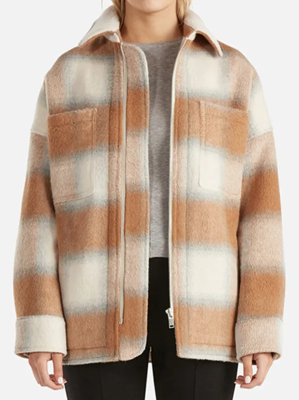 ENA PELLY OPHELIA WOOL SHACKET sold by Yeltuor