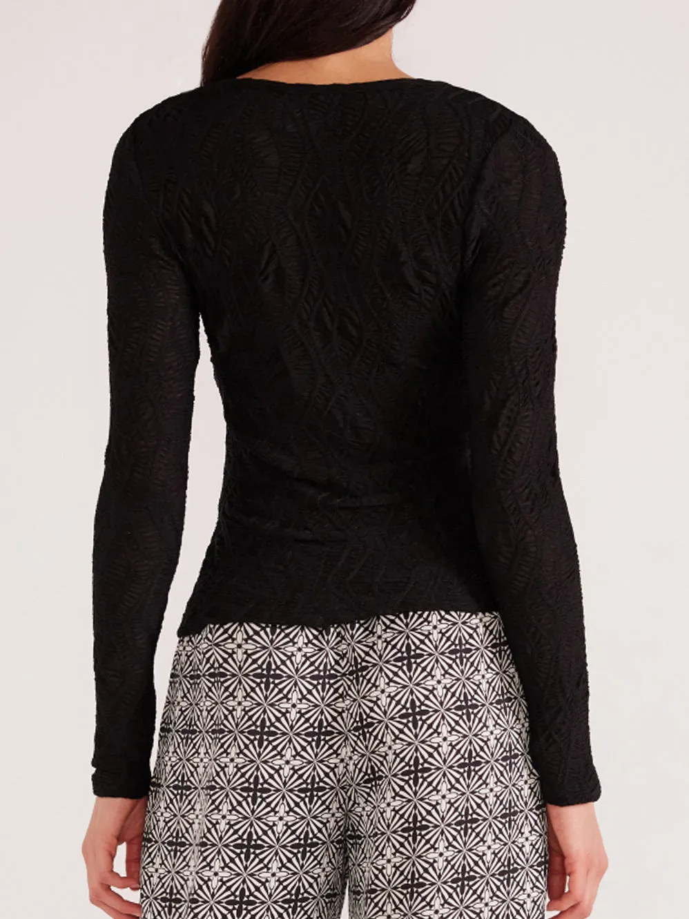 MINKPINK ELISE LONG SLEEVE MESH TOP sold by Yeltuor product image thumbnail 4