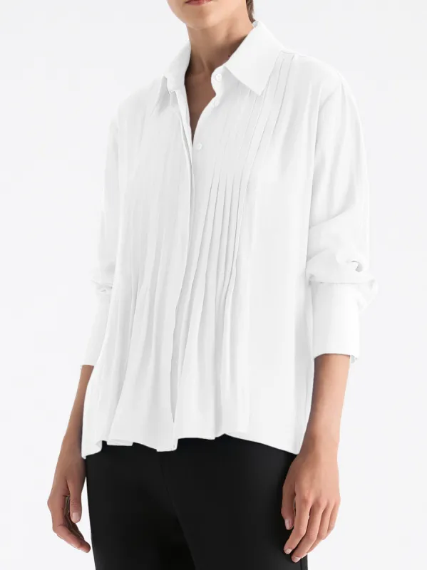 MELA PURDIE STRAW PLEAT SHIRT sold by Yeltuor