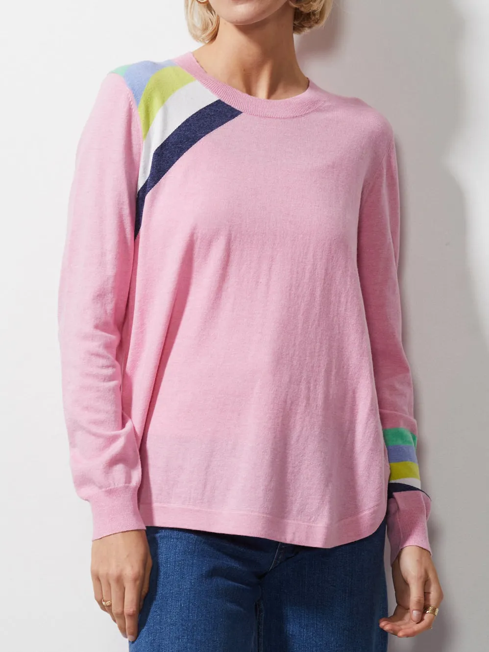 ZAKET & PLOVER STRIPED CURVE JUMPER sold by Yeltuor