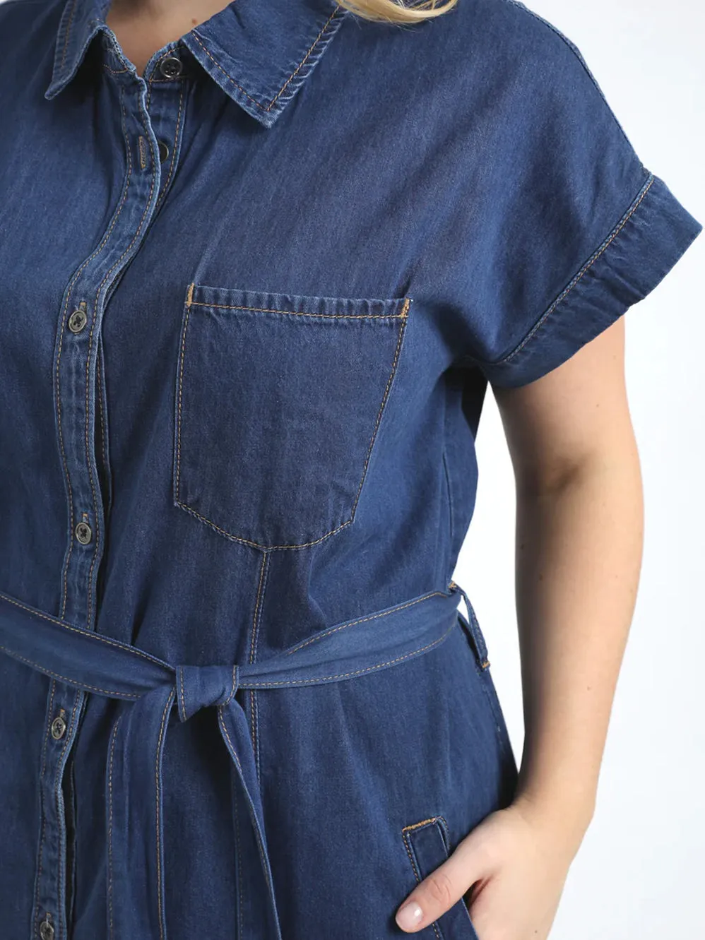 ELM EVERLEIGH DENIM DRESS sold by Yeltuor product image thumbnail 3