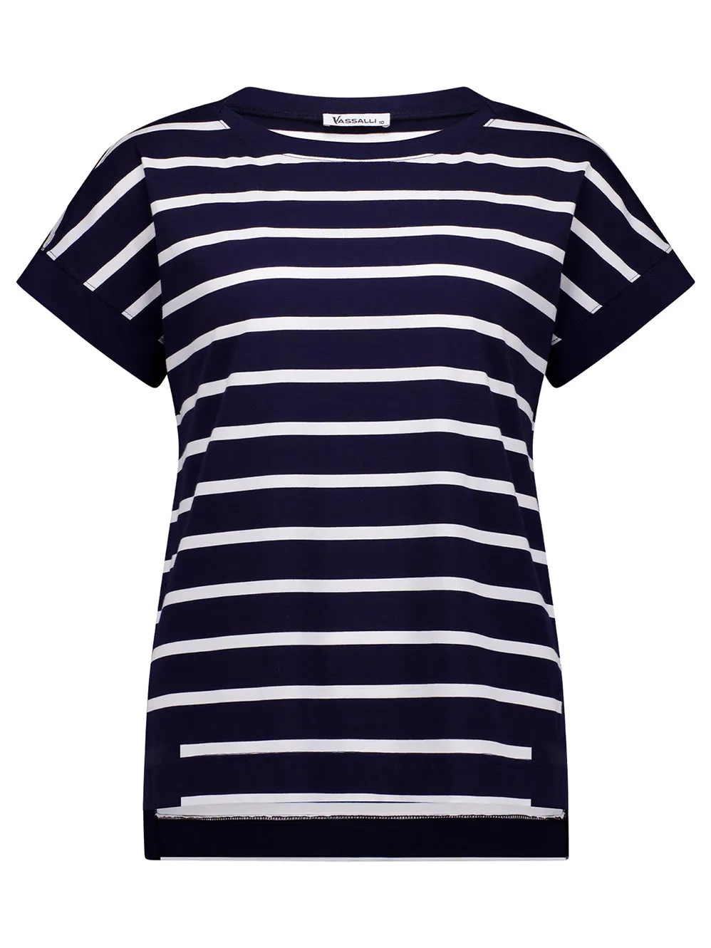 VASSALLI STRIPE DROP SLEEVE TOP sold by Yeltuor product image thumbnail 2