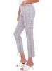 UP! PLAID TECHNO ANKLE PANT sold by Yeltuor
