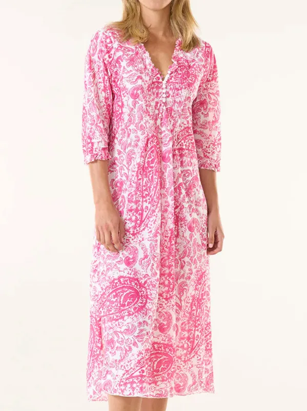 ONE SEASON HYDRA LONG POPPY DRESS sold by Yeltuor