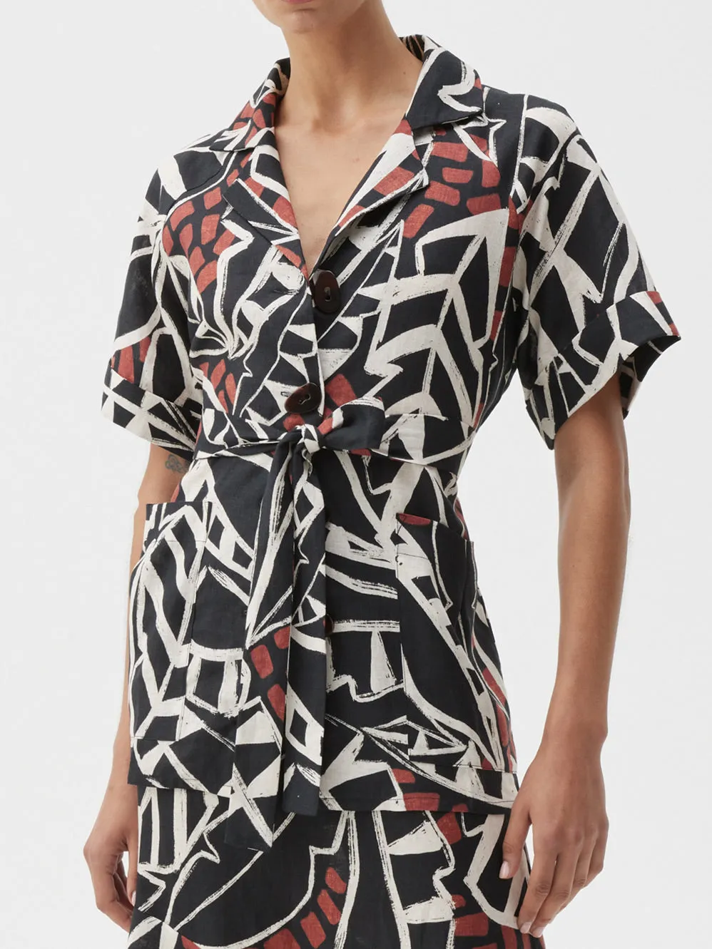 MORRISON MALIA LINEN SHIRT sold by Yeltuor