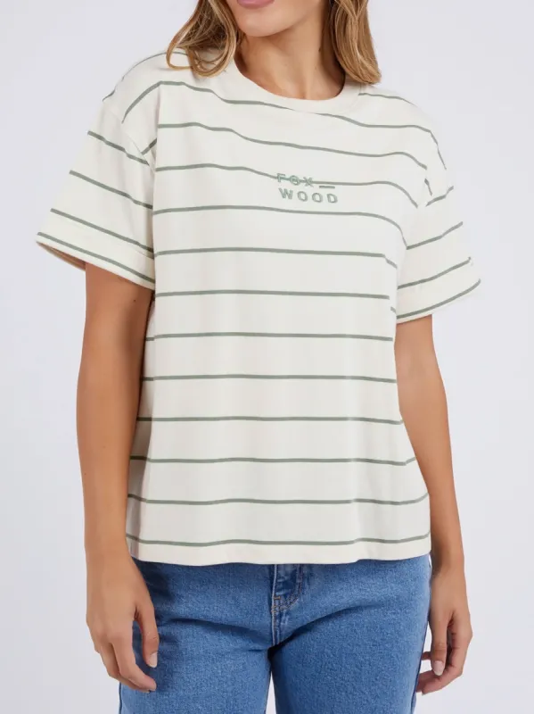 FOXWOOD HUNTLEIGH STRIPE TEE sold by Yeltuor