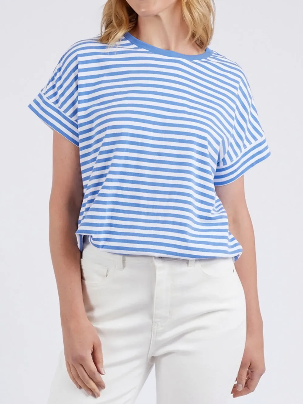 ELM YARA STRIPE SHORT SLEEVE TEE sold by Yeltuor