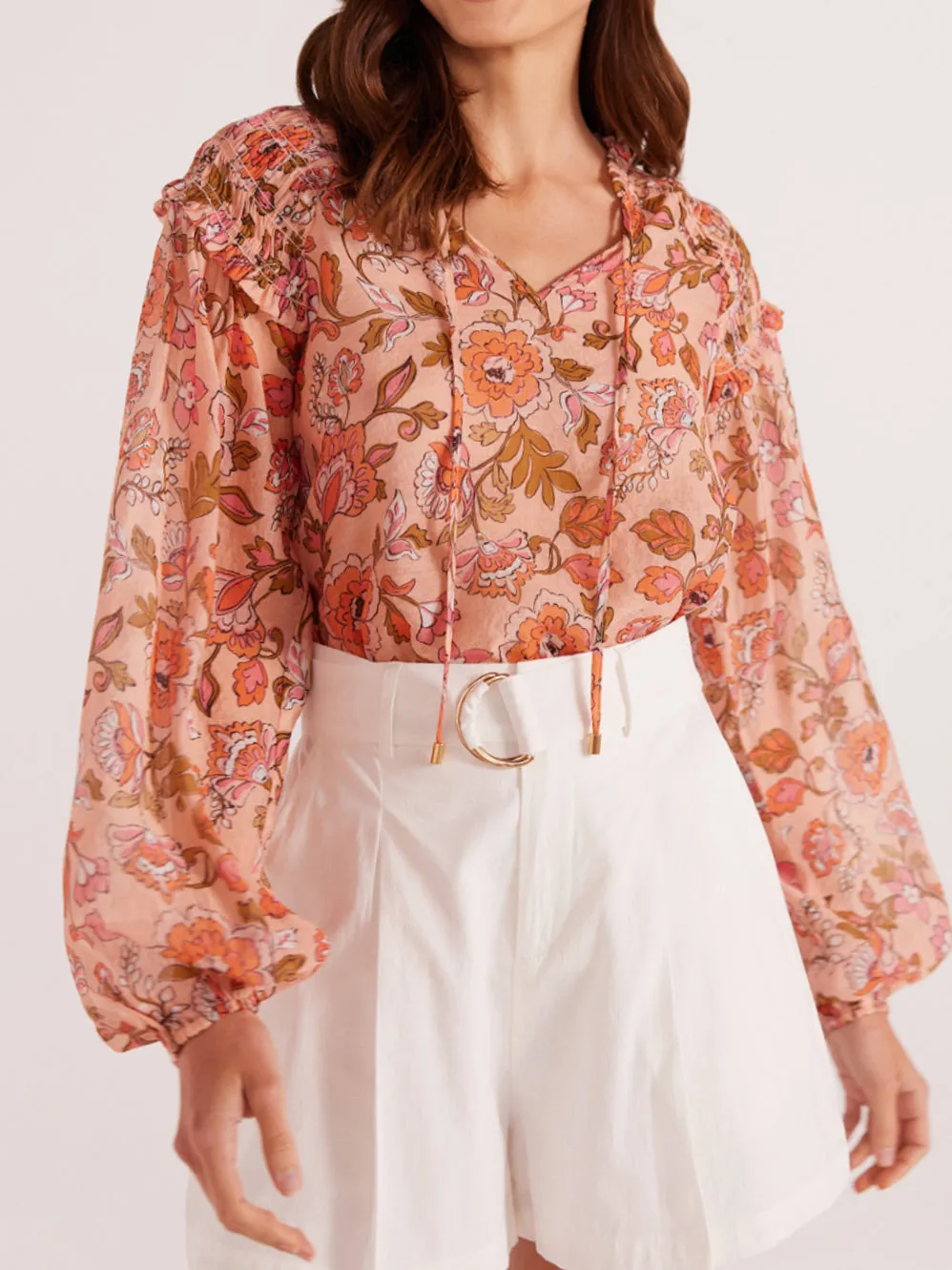 MINKPINK AMELIA LONG SLEEVE BLOUSE sold by Yeltuor