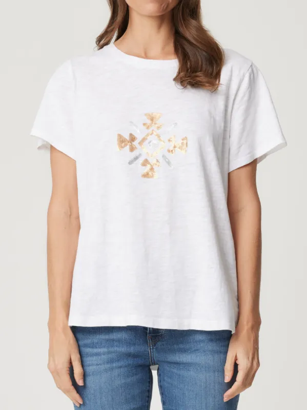 ENNI IKAT SEQUIN TEE sold by Yeltuor
