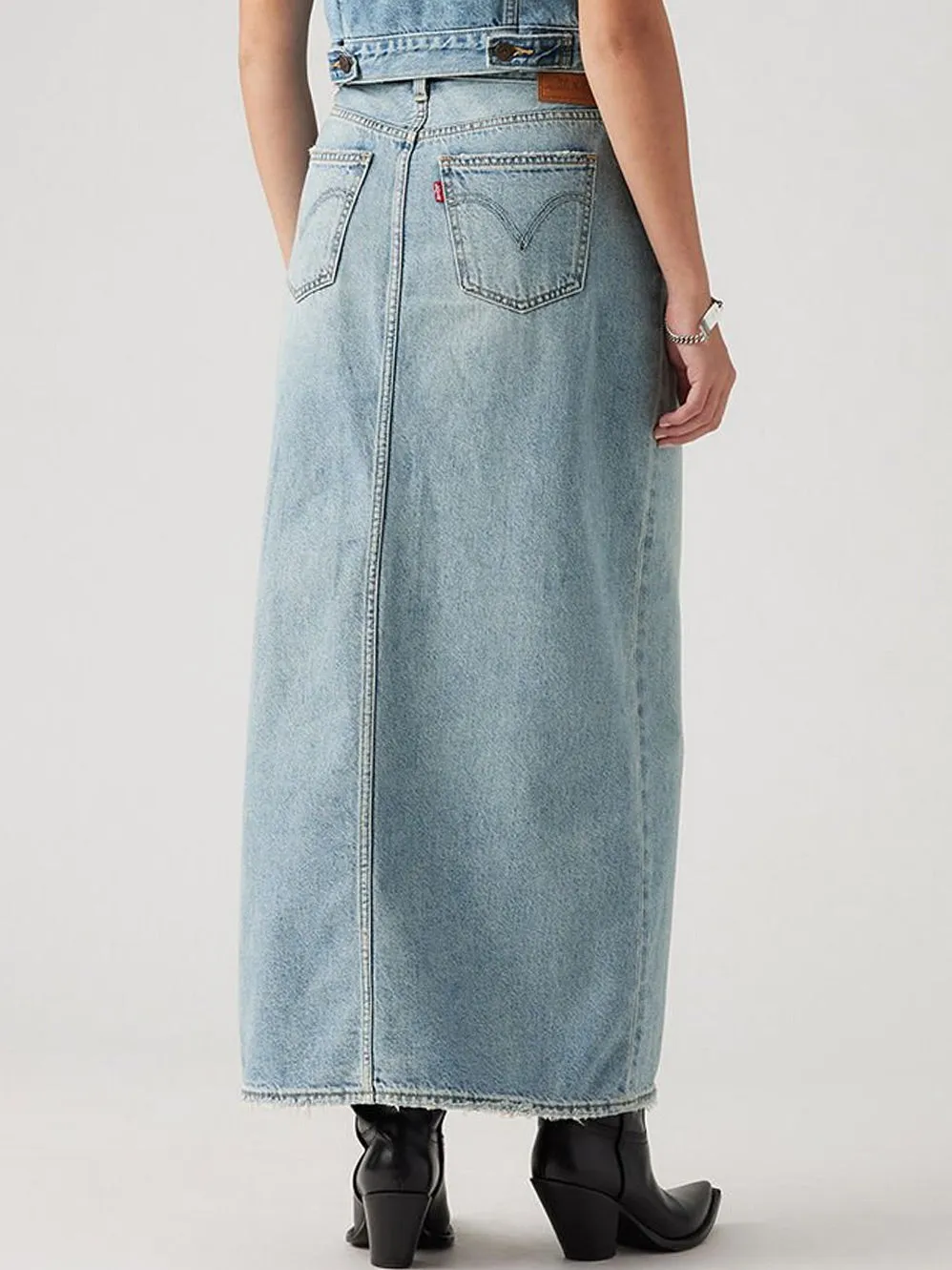 LEVI'S ANKLE COLUMN SKIRT sold by Yeltuor product image thumbnail 3