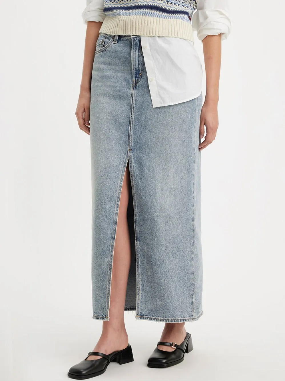 LEVI'S ANKLE COLUMN SKIRT sold by Yeltuor product image thumbnail 4