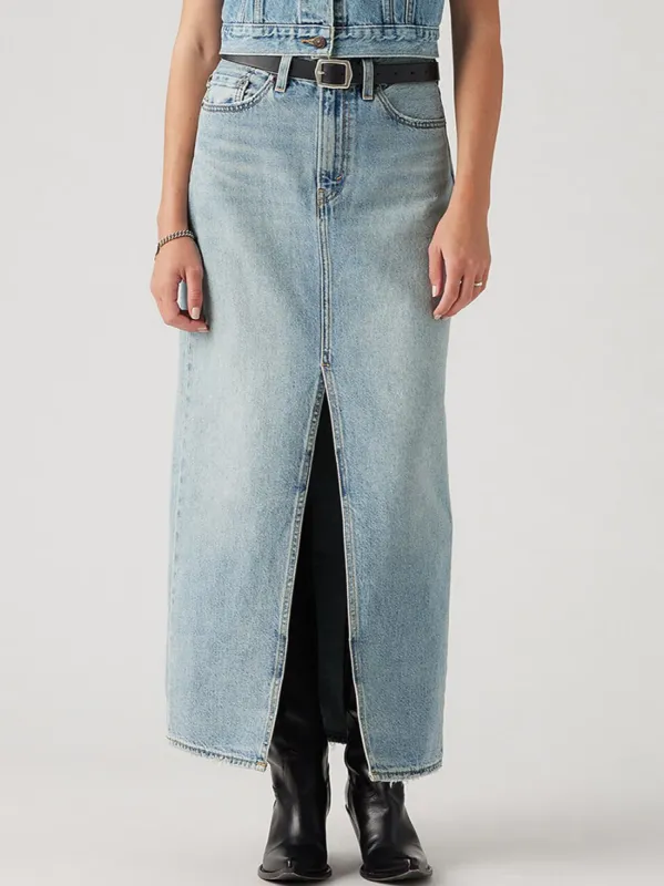 LEVI'S ANKLE COLUMN SKIRT sold by Yeltuor