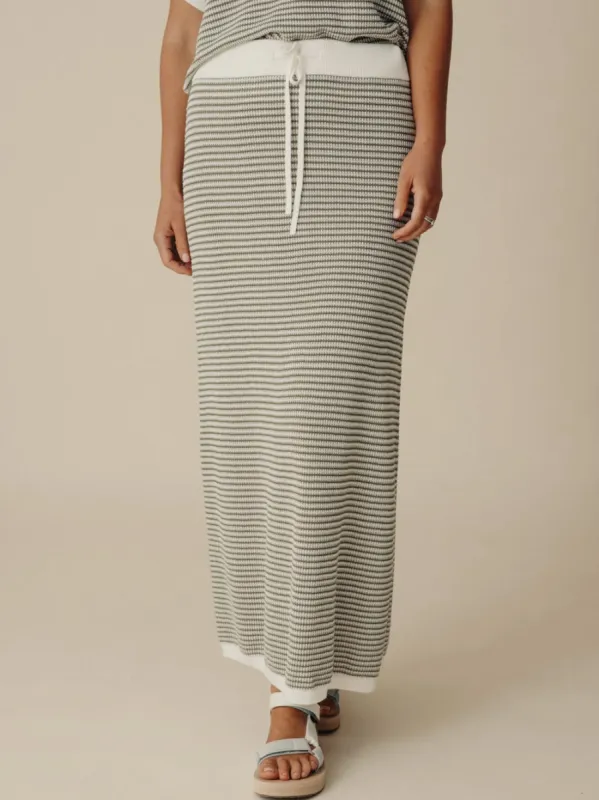 TALAMAYA LATTICE KNIT SKIRT sold by Yeltuor
