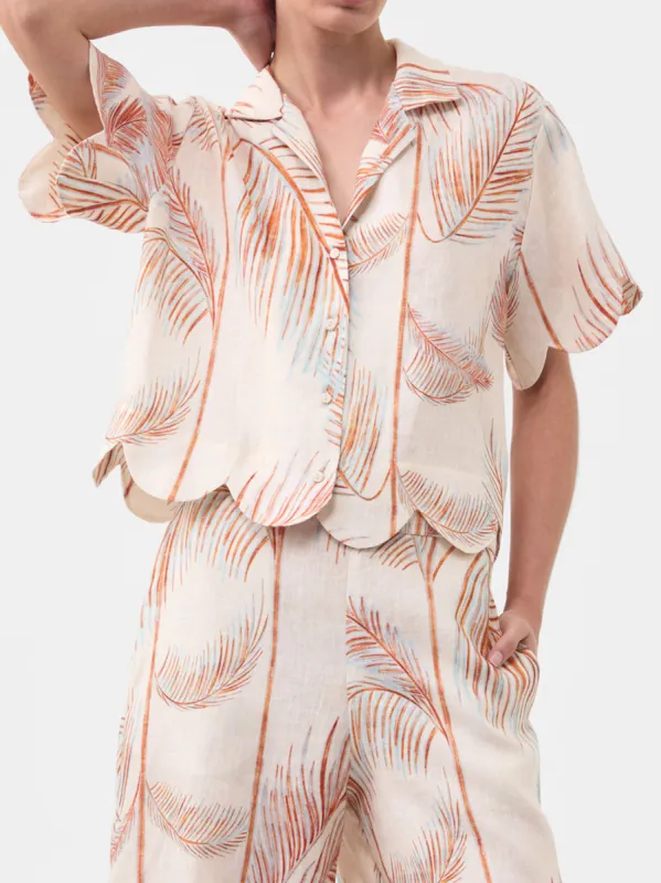 MORRISON ROWIE LINEN SHIRT sold by Yeltuor