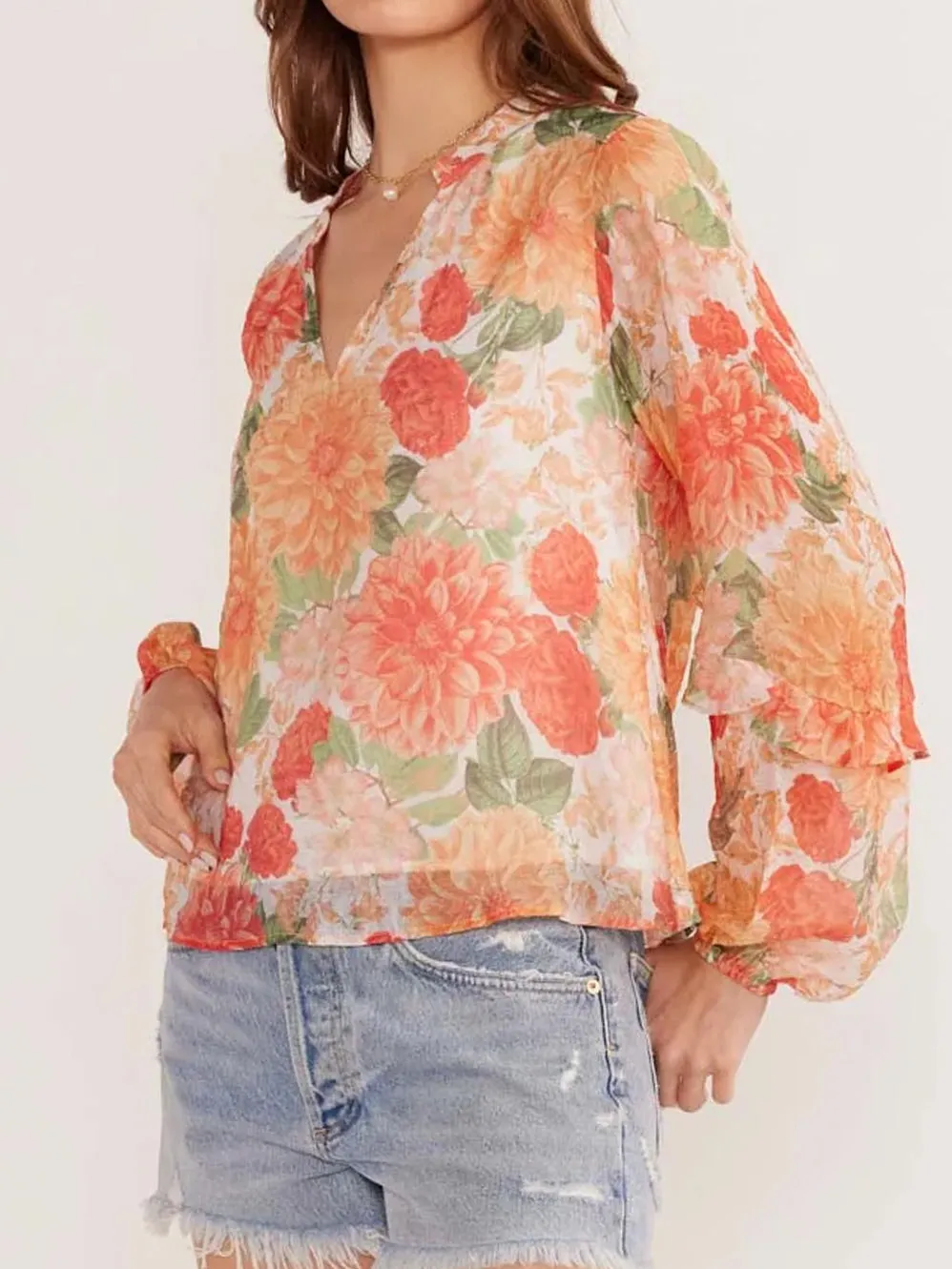 MINKPINK AIDA LONG SLEEVE BLOUSE sold by Yeltuor product image thumbnail 2