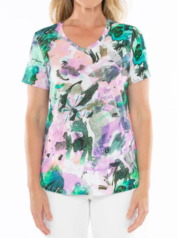 JUMP LUSH OASIS TEE sold by Yeltuor