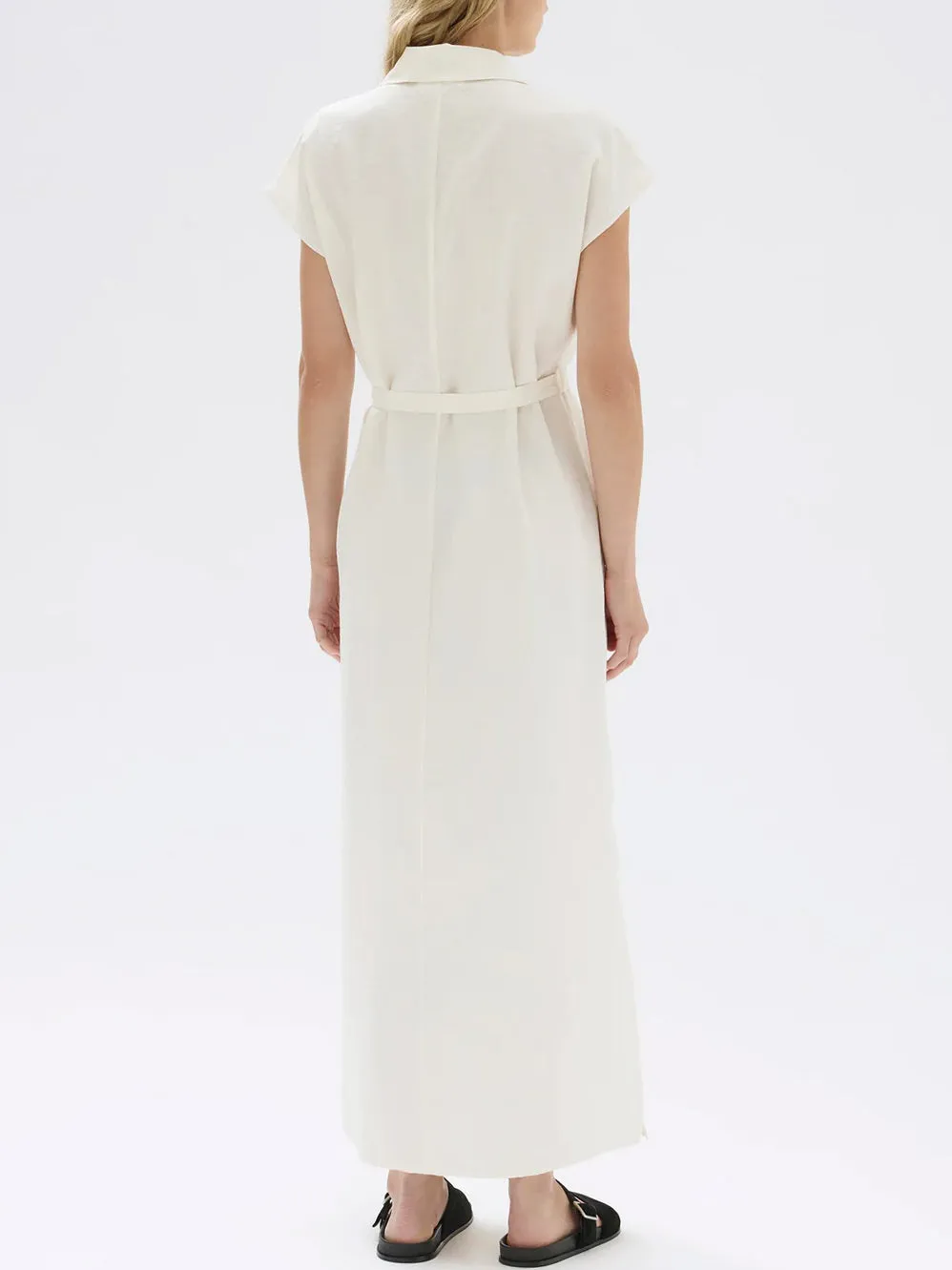 ASSEMBLY LABEL HEATHER MAXI SHIRT DRESS sold by Yeltuor product image thumbnail 5