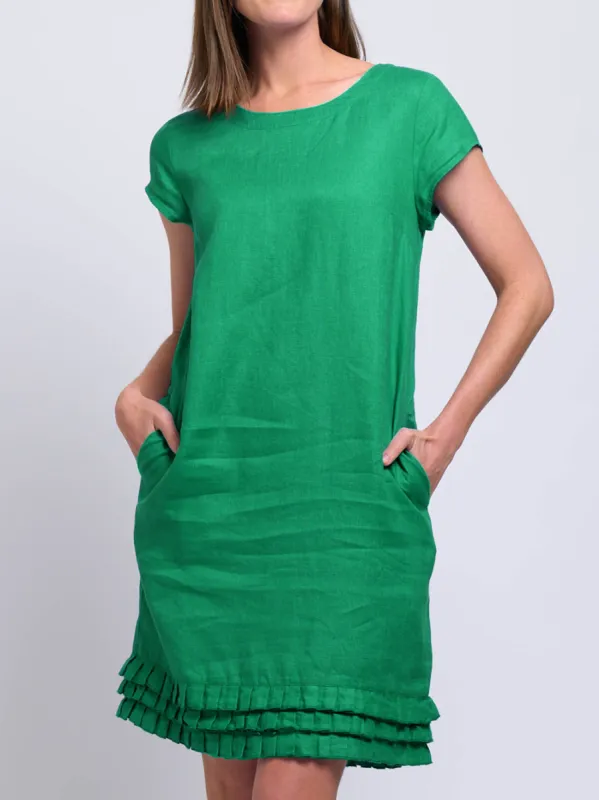 FOIL PLEAT DREAMS SHIFT DRESS sold by Yeltuor