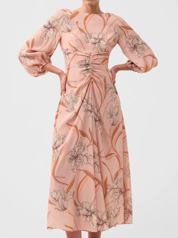 MORRISON MARTINIQUE ROUCHED DRESS sold by Yeltuor