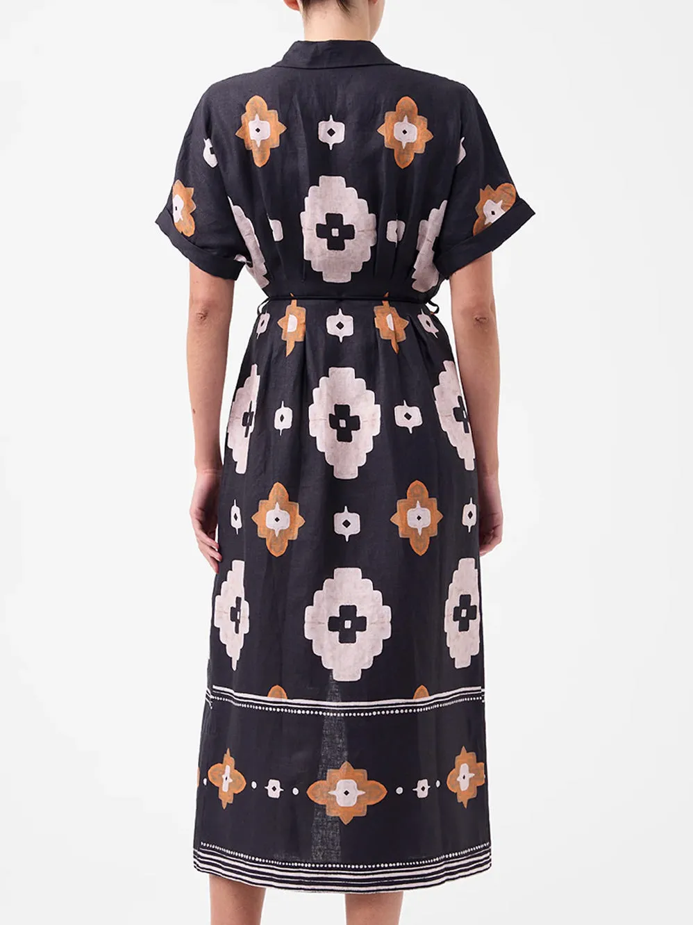 MORRISON NAVI LINEN SHIRT DRESS sold by Yeltuor product image thumbnail 4