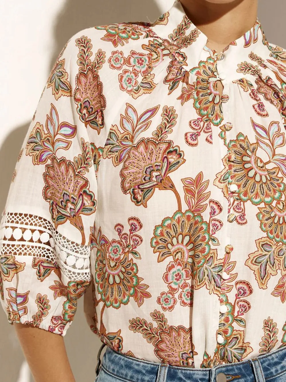 ZOE KRATZMANN INVOKE PRINTED TOP sold by Yeltuor product image thumbnail 4