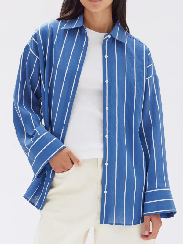 ASSEMBLY LABEL AYLA STRIPE SHIRT made by Assembly Label